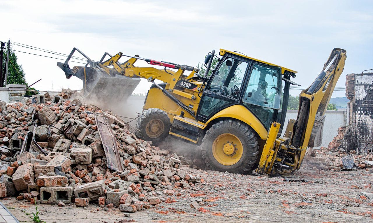 déchet brique beton
